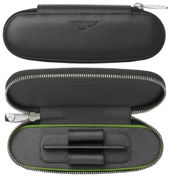 Étui pour stylo Faber-Castell, Graf von, série Bentley Collection Noir (Double)