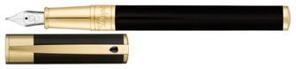 Stylo plume Dupont, S.T., série D-Initial Noir GT
