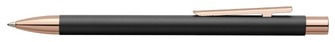 Stylo bille Faber-Castell, série NEO Slim Noir/Or rose