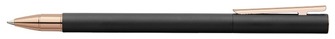 Stylo bille roulante Faber-Castell, série NEO Slim Noir/Or rose