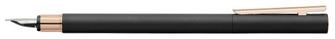Stylo plume Faber-Castell, série NEO Slim Noir/Or rose
