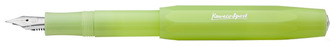 Stylo plume Kaweco, série Frosted Sport Vert translucide (Fine Lime)