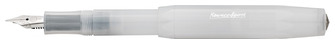 Stylo plume Kaweco, série Frosted Sport Blanc translucide (Natural Coconut)