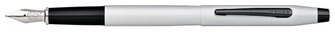 Stylo plume Cross, série Classic Century Chrome brossé BKT