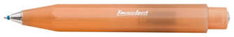 Stylo bille Kaweco, série Frosted Sport Orange translucide (Soft Mandarine)
