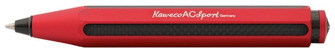 Stylo bille Kaweco, série AC Sport Rouge/Carbone