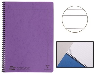 Clairefontaine 4920Z Un lot de 20 blocs /à spirale en-t/ête Minor Pad Europa 120 pages d/étachables 7,6x12,2 cm 90g lign/ées avec fermeture /élastique couvertures en carte lustr/ée couleurs assorties