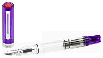Stylo plume TWSBI, série Eco Mauve transparent 