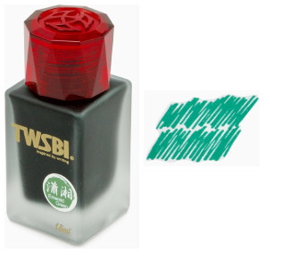Bouteille d'encre TWSBI, série 1791 Inks 18ml Encre Emerald Green