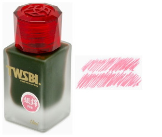 Bouteille d'encre TWSBI, série 1791 Inks 18ml Encre Pink