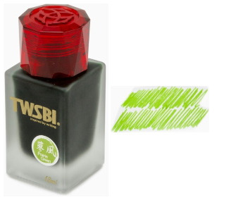 Bouteille d'encre TWSBI, série 1791 Inks 18ml Encre Prairie Green
