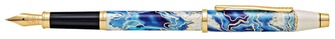 Cross Fountain pen, Wanderlust series Blue (Malta)