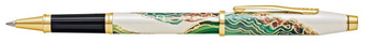 Stylo bille roulante Cross, série Wanderlust Vert (Borneo)