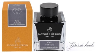 Bouteille d'encre Jacques Herbin, série Les encres Essentielles Gris de houle
