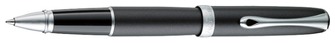 Stylo bille roulante Diplomat, série Excellence A² Noir mat/Chrome mat