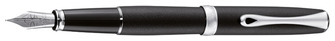 Stylo plume Diplomat, série Excellence A² Noir mat/Chrome mat