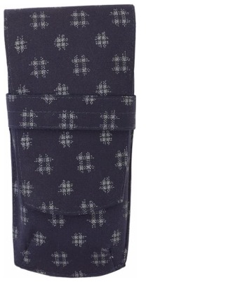 Étui pour stylo Taccia, série Kimono Onyx Plaid (Triple)
