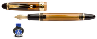Stylo plume Pilot, série Custom 823 Ambre GT (Encre bleu)