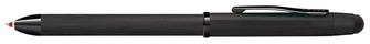 Stylo multifonction Cross, série Tech-3+ Noir brossé BKT avec stylus