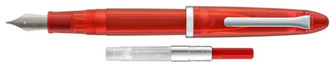 Stylo plume Sailor, série Compass 1911 Steel Rouge transparent