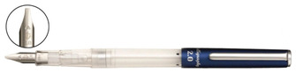 Stylo plume Sailor, série Compass HighAce Neo Calligraphy Fountain Pen Bleu/Translucide (2.0mm) 