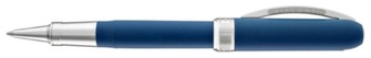 Stylo bille roulante Visconti, série Eco-Logic Bleu/Palladium