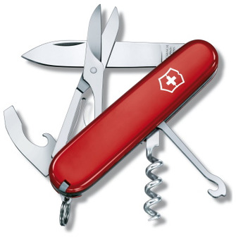 Couteau Victorinox, série Moyens couteaux de poche Rouge (Compact)