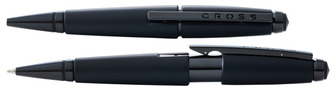 Stylo bille roulante rétractable Cross, série Edge Noir BKT