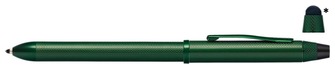 Stylo multifonction Cross, série Tech3+ PVD vert avec stylus