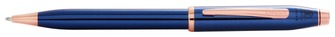 Stylo bille Cross, série Century II Bleu cobalt PGT