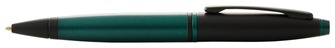 Stylo bille Cross, série Calais Vert/Noir