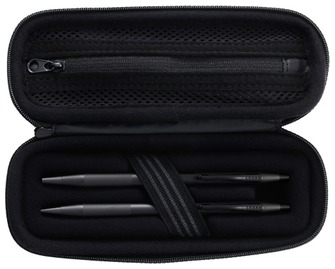 Ensemble stylo bille, porte mine (0.7mm) & étui Cross, série Classic Century PVD noir BKT