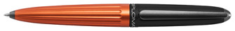 Stylo bille Diplomat, série Aero Orange/Noir