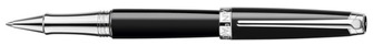 Stylo bille roulante Caran d'Ache, série Léman Noir laqué CT