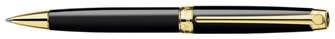 Stylo bille Caran d'Ache, série Léman Noir laqué GT