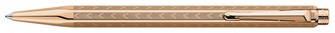 Stylo bille Caran d'Ache, série Ecridor Chevron Or rose