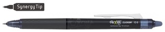 Stylo encre gel Pilot, série Frixion Point Clicker Encre bleu-noir
