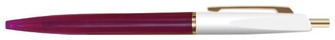 Stylo bille Anterique, série BP1 Blanc & Mauve