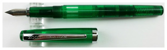 Stylo plume Noodler's Ink, série Standard Flex Vert translucide