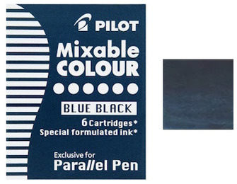 Pilot Ink cartridge, Parallel series Blue-black ink