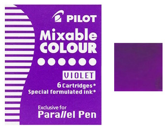 Pilot Ink cartridge, Parallel series Violet ink