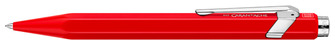 Stylo à bille roulante rétractable Caran d'Ache, série 849 Roller Rouge