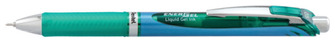 Stylo encre gel rétractable Pentel, série EnerGel Encre verte (Needle tip)