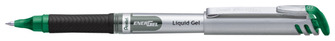 Stylo encre gel Pentel, série EnerGel Capped Encre verte (Metal tip)