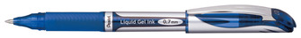 Stylo encre gel Pentel, série EnerGel Capped Refillable Encre bleue (Metal tip)