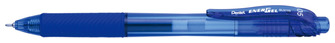 Stylo encre gel rétractable Pentel, série EnerGel-X Encre bleue (Needle tip)