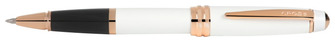 Stylo bille roulante Cross, série Bailey Blanc PGT