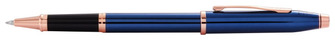 Stylo bille roulante Cross, série Century II Bleu cobalt PGT