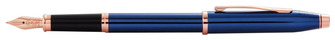 Stylo plume Cross, série Century II Bleu cobalt PGT
