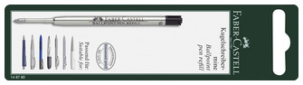 Recharge stylo Faber-Castell Office, série Recharge & encre Encre noir
